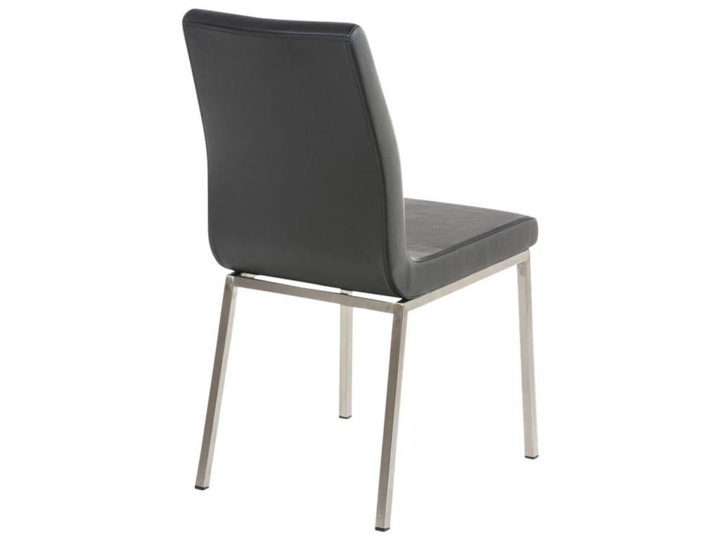Ensemble de 2 chaises - Simili - Noir