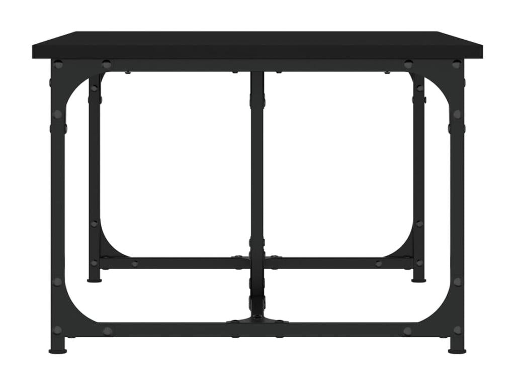 Table - Bois - Noir - 90 x 50 x 35 cm