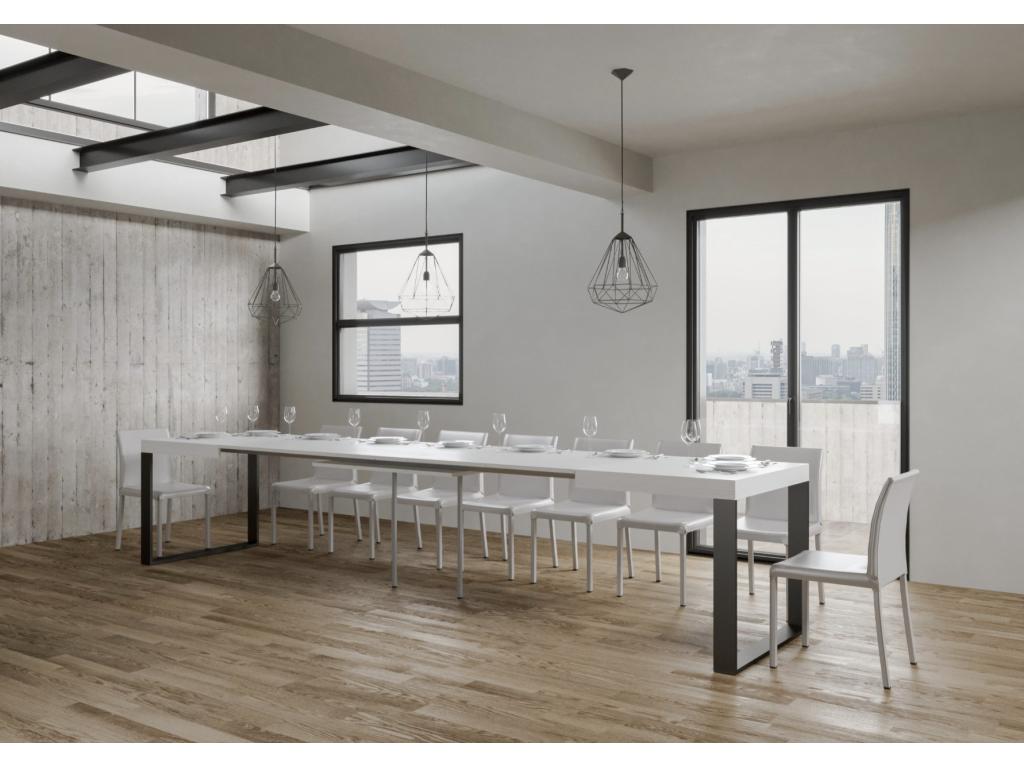 Table - Panneau Et Dérivés De Bois - Blanc