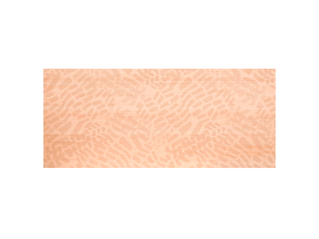 Tête de lit - Pin - Doré - 80 x 105 cm