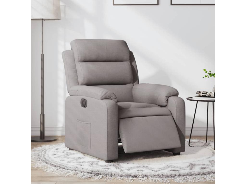 Fauteuil - Polyester - Taupe