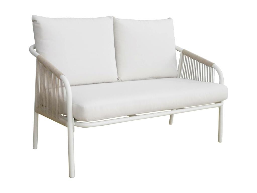 Ensemble de mobilier de patio - Acier - Kaki