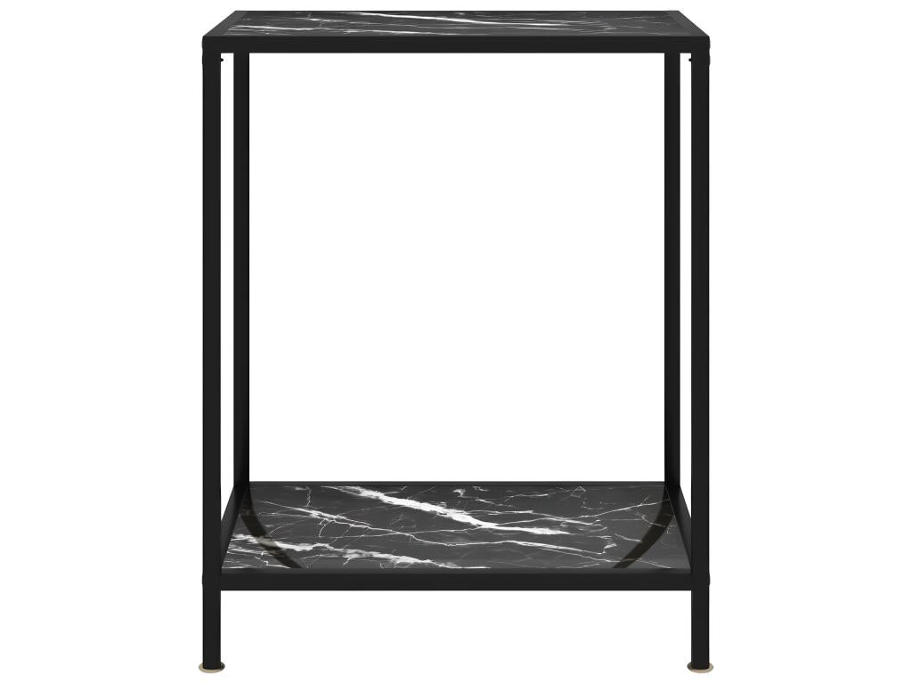 Table - Verre - Noir - 60 x 35 x 75 cm