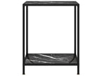 Table - Verre - Noir - 60 x 35 x 75 cm