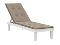Chaise - Polyester - Taupe - 105 x 50 x 3 cm