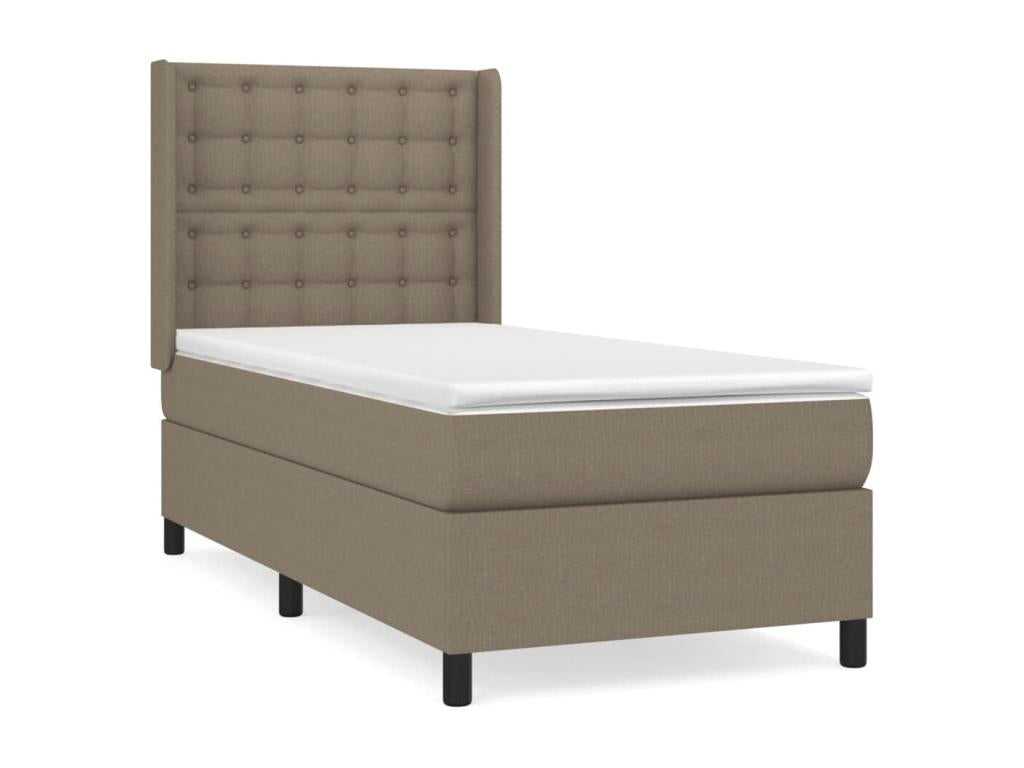 Sommier - Polyester - Taupe - 90 x 200 cm