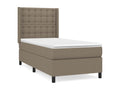 Sommier - Polyester - Taupe - 90 x 200 cm