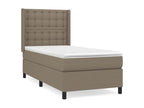 Sommier - Polyester - Taupe - 90 x 200 cm