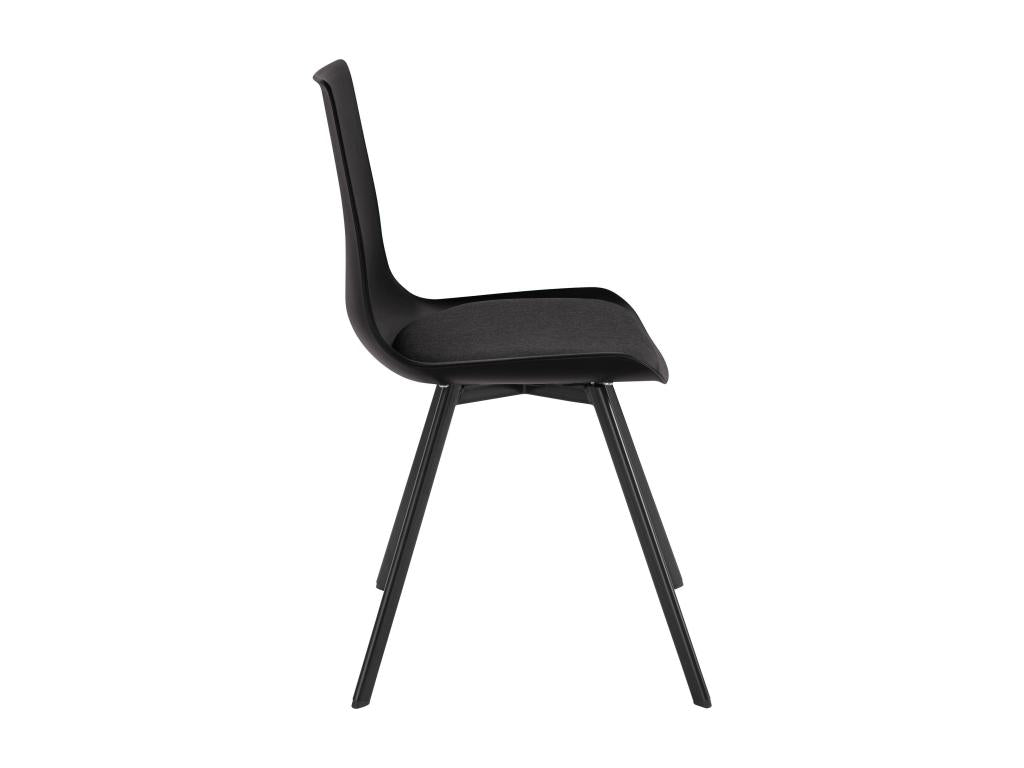 Ensemble 2 pièces - Fauteuil - Velours - Noir