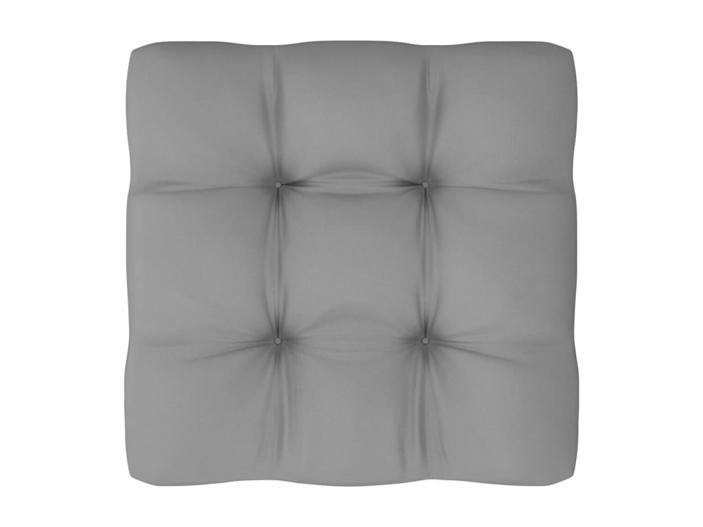 Ensemble de mobilier de patio 8 pièces - Bois - Gris