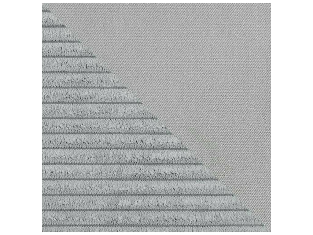 Canapé convertible - Polyester - Gris - 93 x 225 x 98 cm