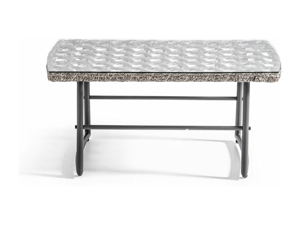 Ensemble de mobilier de patio - Acier - Orange