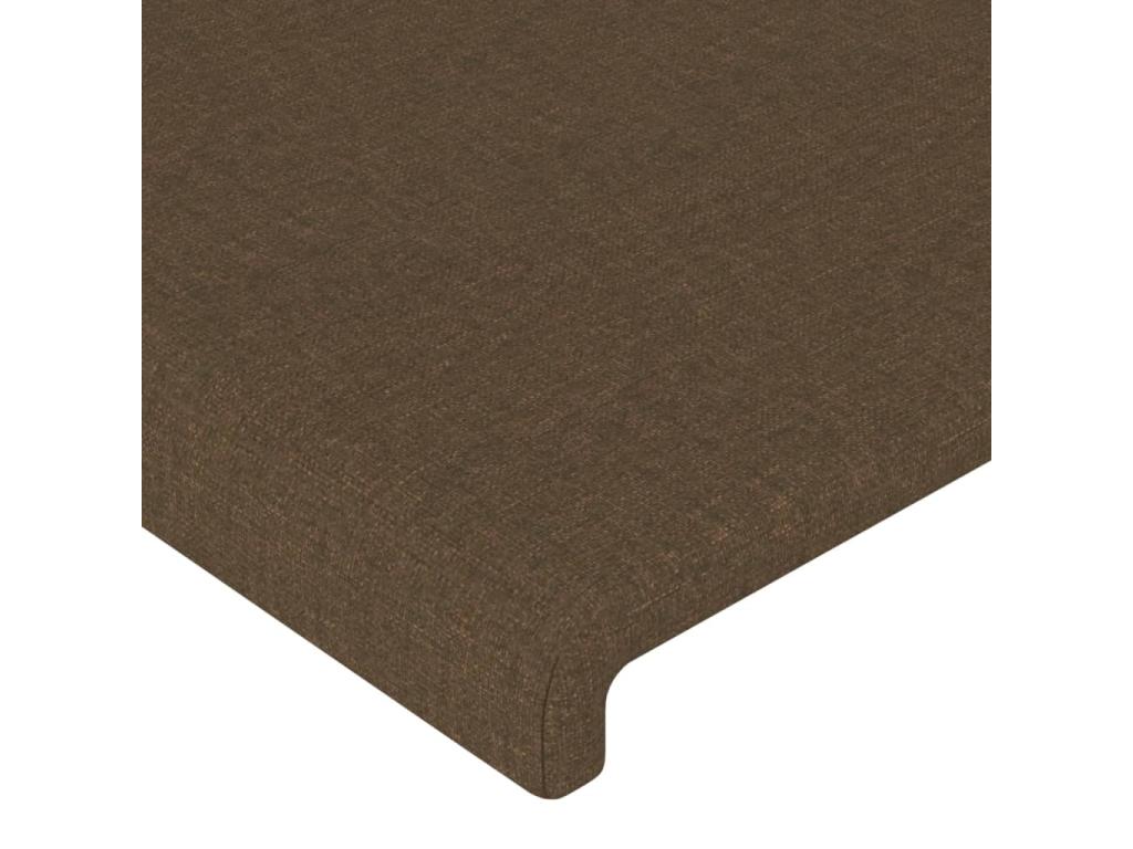 Lit - Polyester - Marron - 90 x 190 cm
