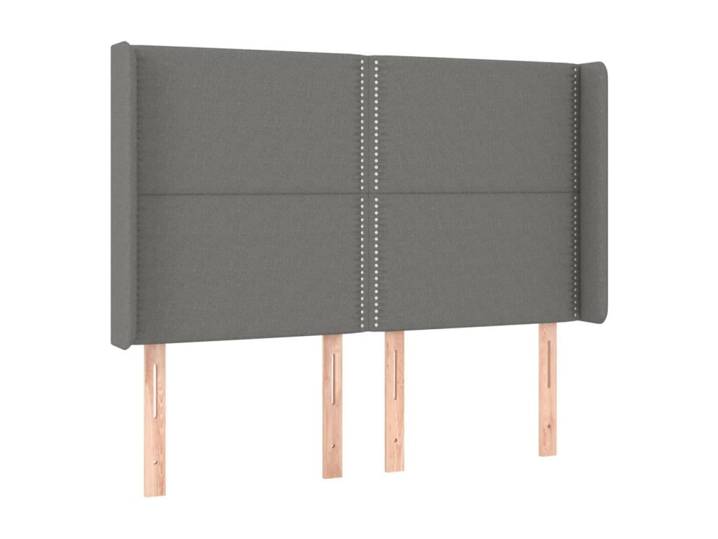 Tête de lit - Polyester - Gris - 140 x 190 cm