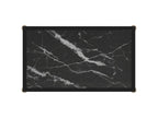 Table - Verre - Noir - 60 x 35 x 75 cm